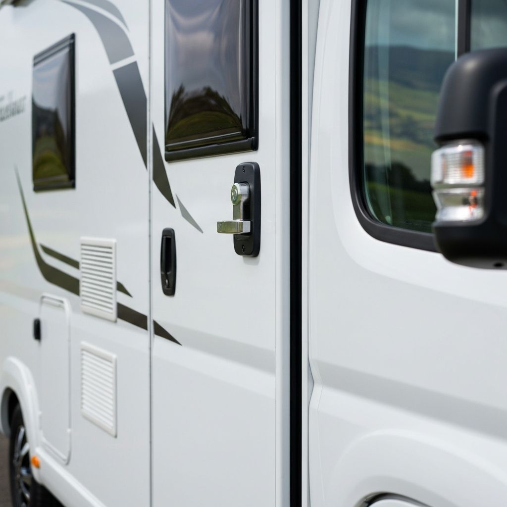 Campervan with security locks